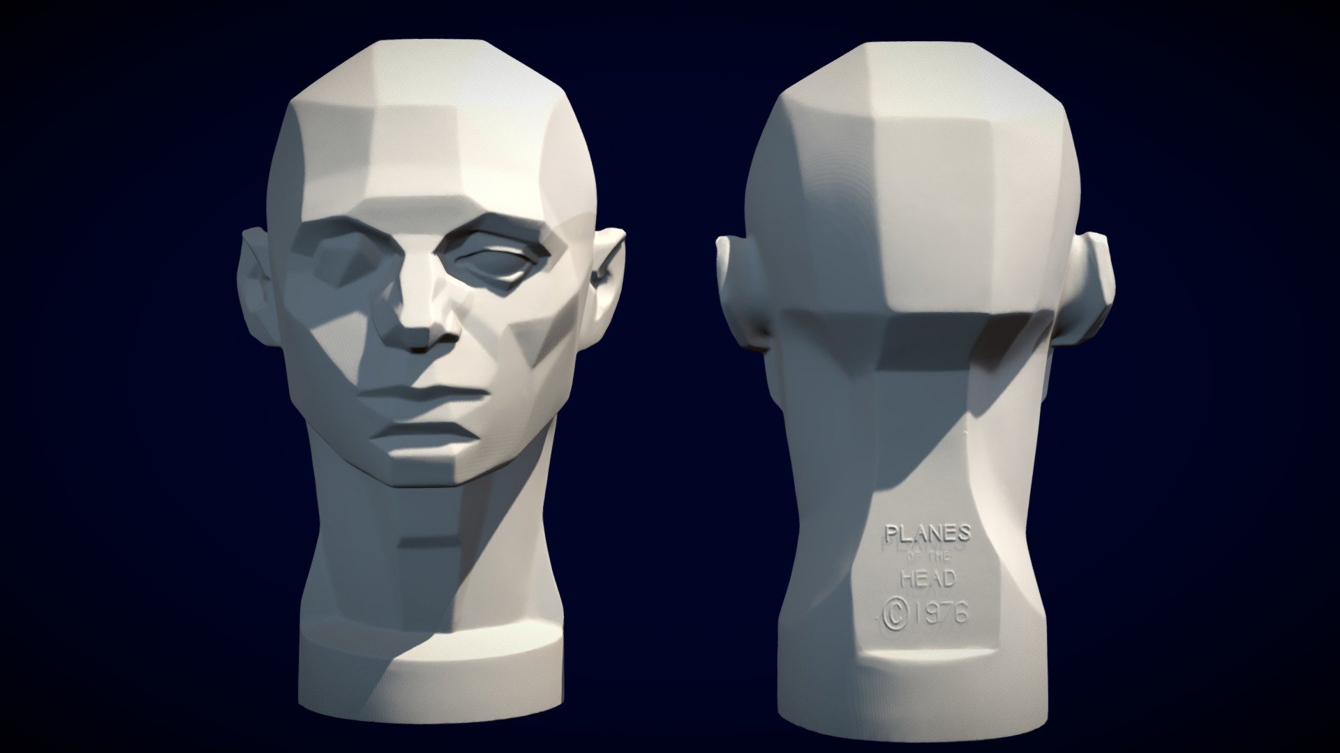 Original Scan Asaros Planes Of The Head 3d model