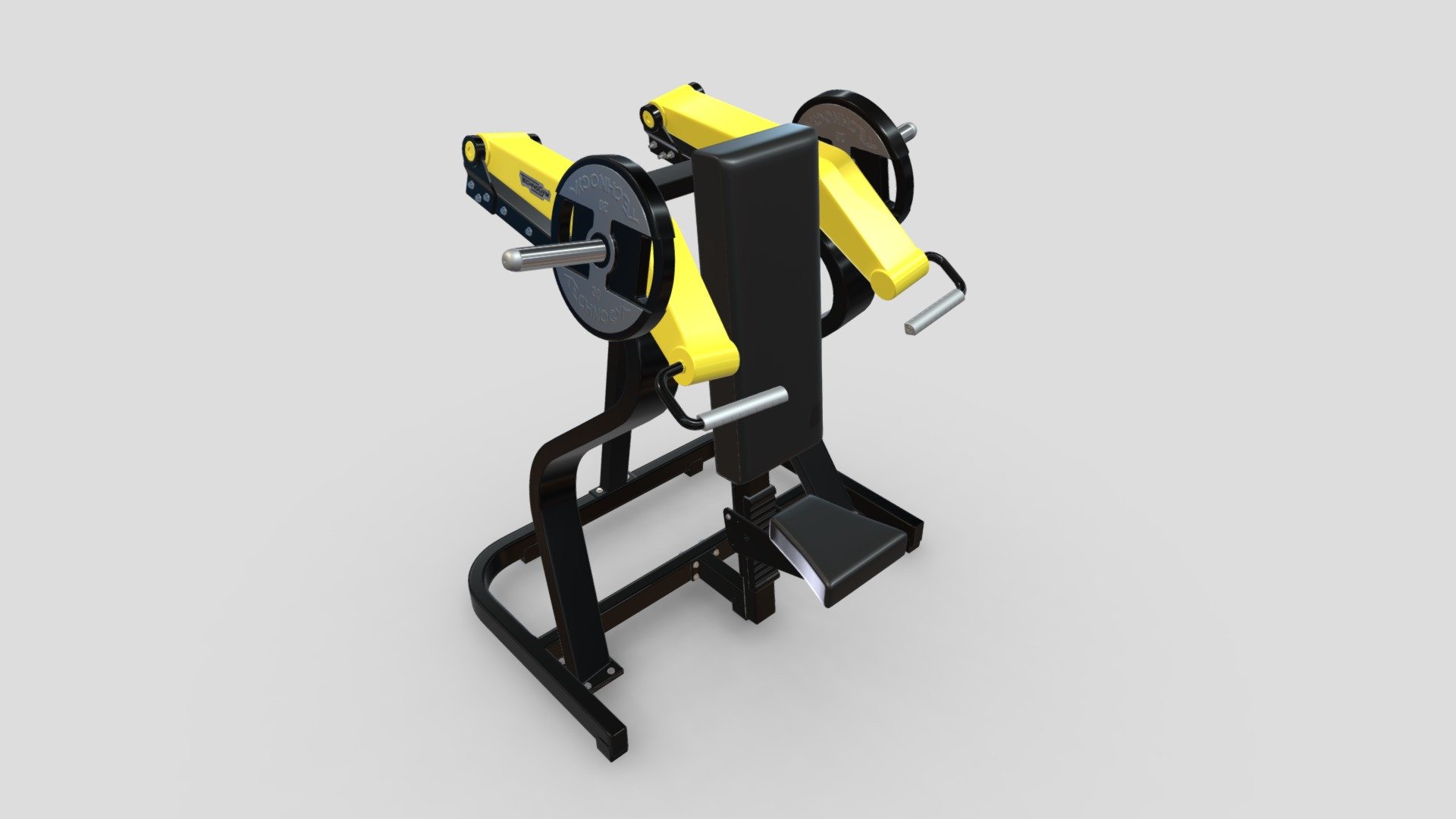 Technogym Plate Loaded Shoulder Press 3d model