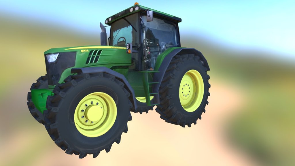 John Deere R6 3d model