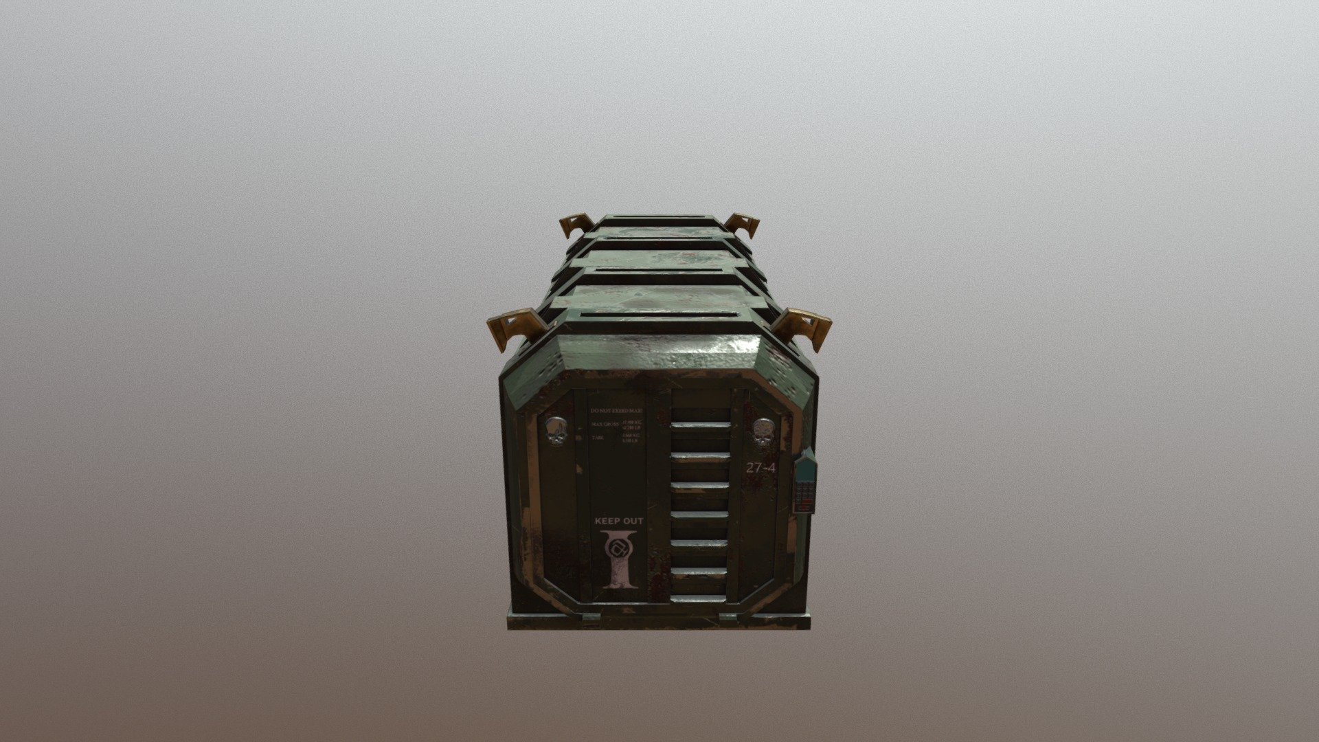 40k Munitorium Container 3d model