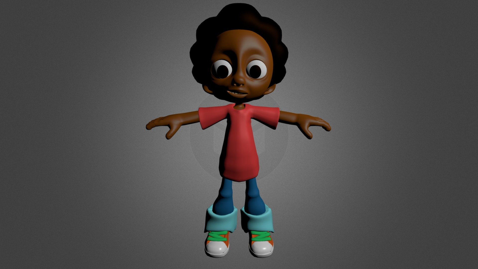 Milo Model: Rigged 3d model