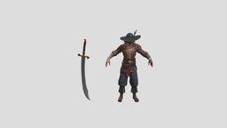 3D model Samurai Ninja