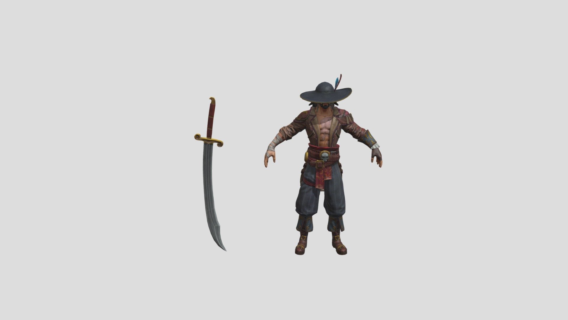 3D model Samurai Ninja 3d model