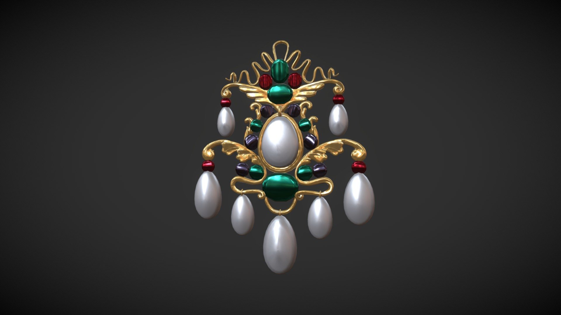 Necklace 3d model