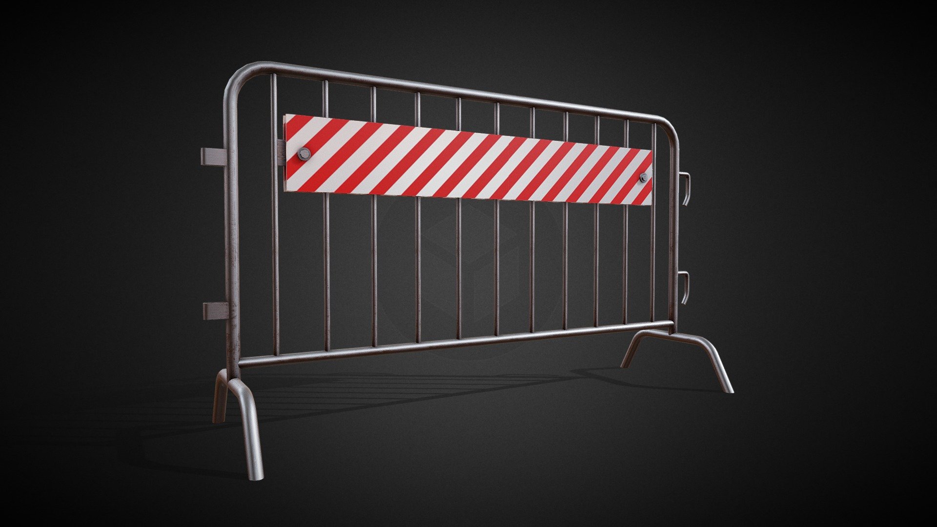 Control Fence 3d model