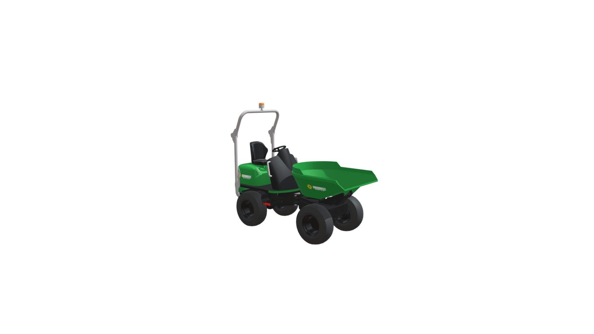 Dumpers Wacker Neuson DW15e Rotary Tipper 3d model