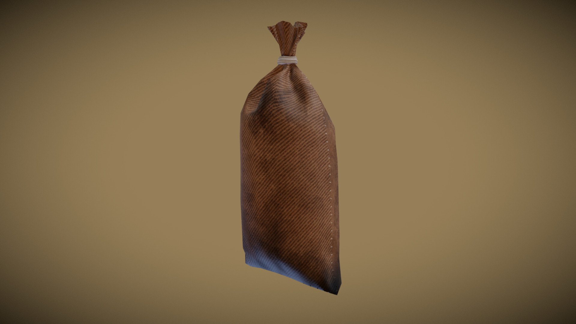 Tied Sack 3d model