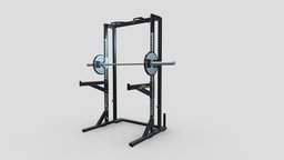 Technogym Pure Olympic Half Weight Rack