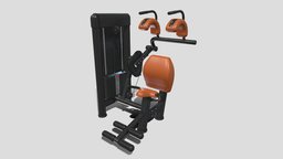 Upper ab machine