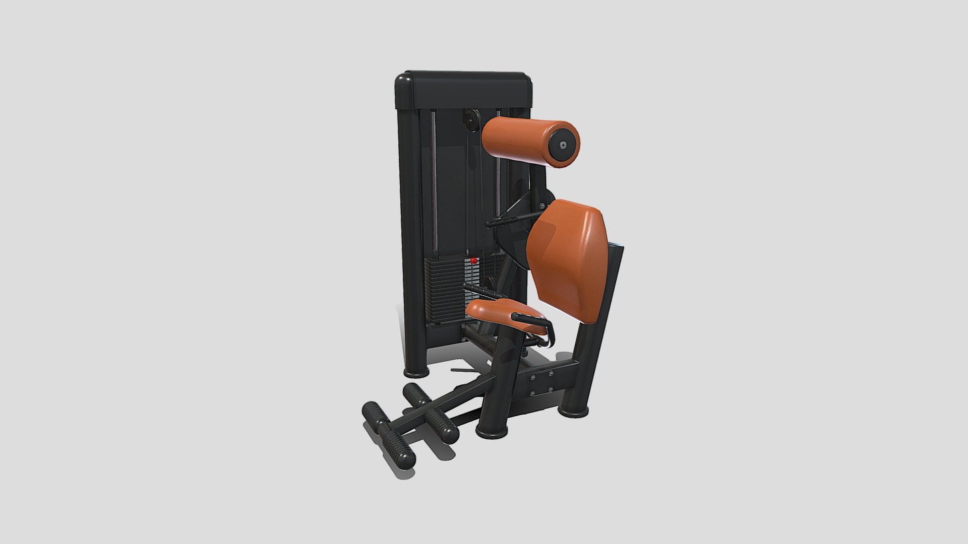 Lower back machine 3d model