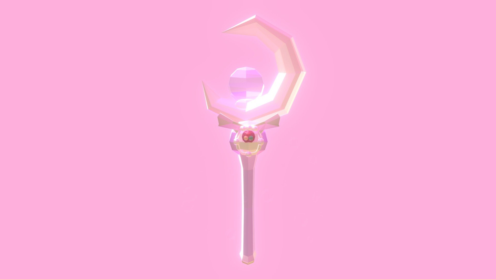 Sailor Moon Wand 3d model