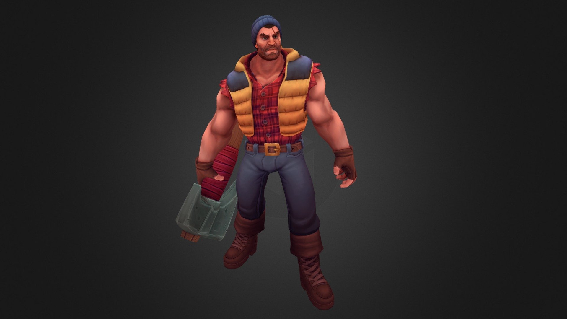 Lumberjack Darius 3d model