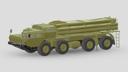 BM 30 Smerch Rocket Launcher Camouflage