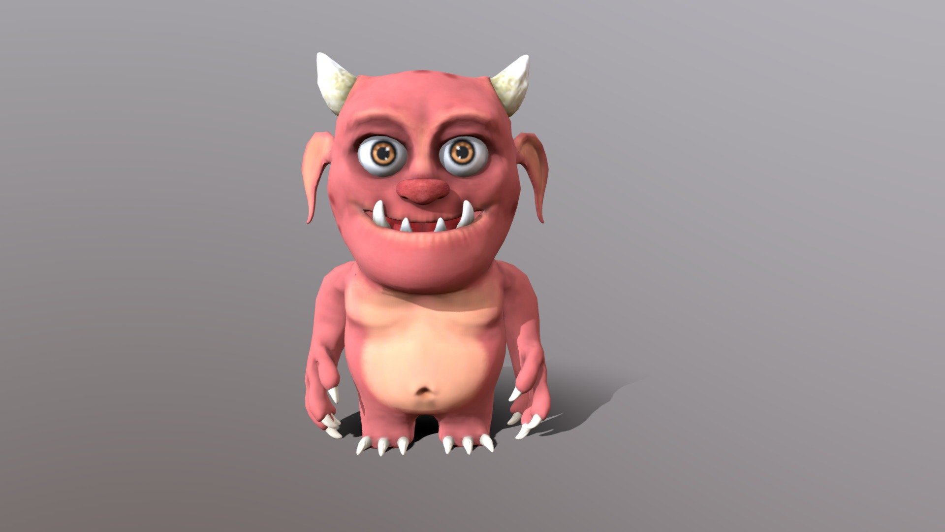 cartoon devil 3d model