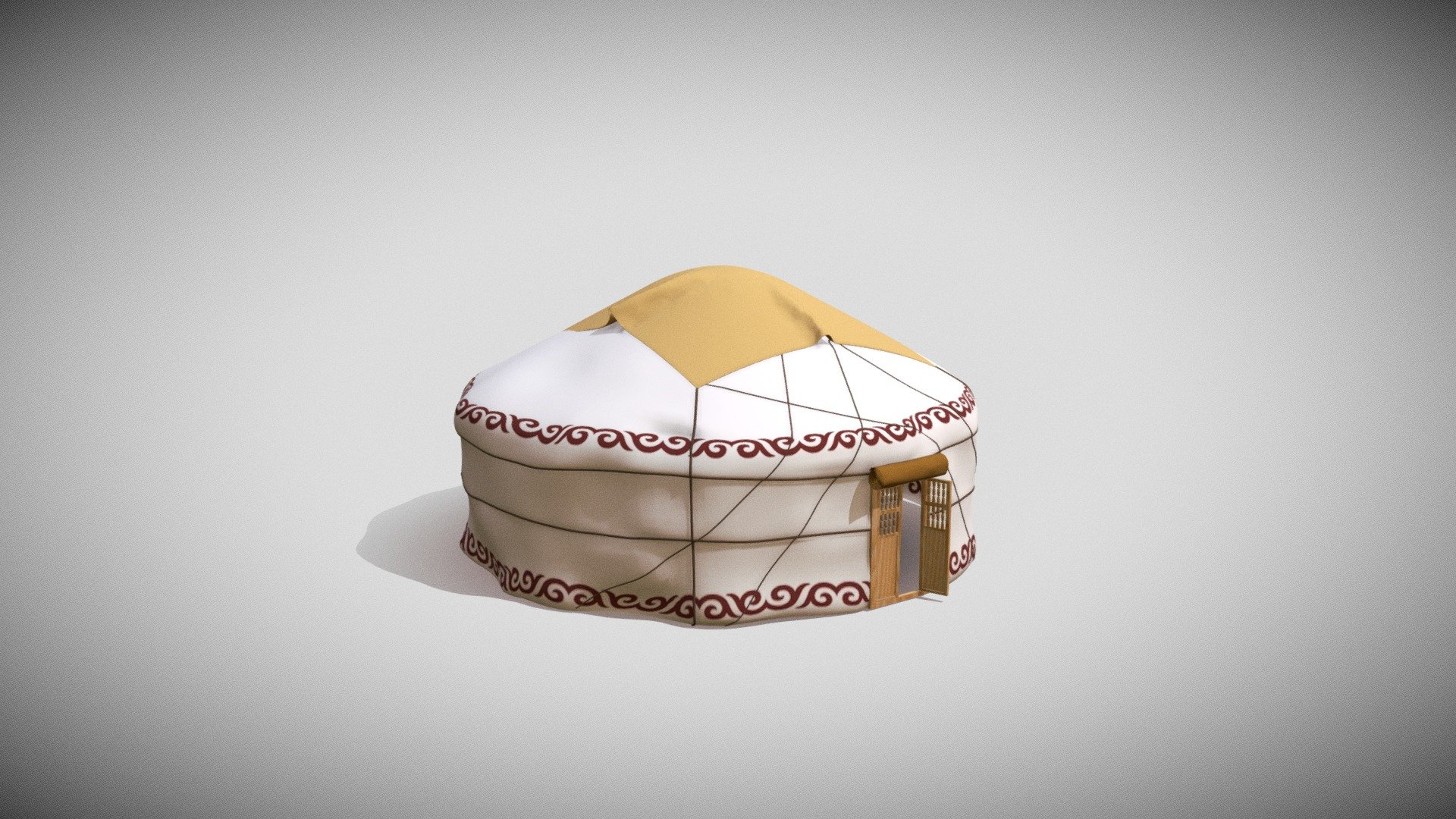 Yurt Kazakh 3d model