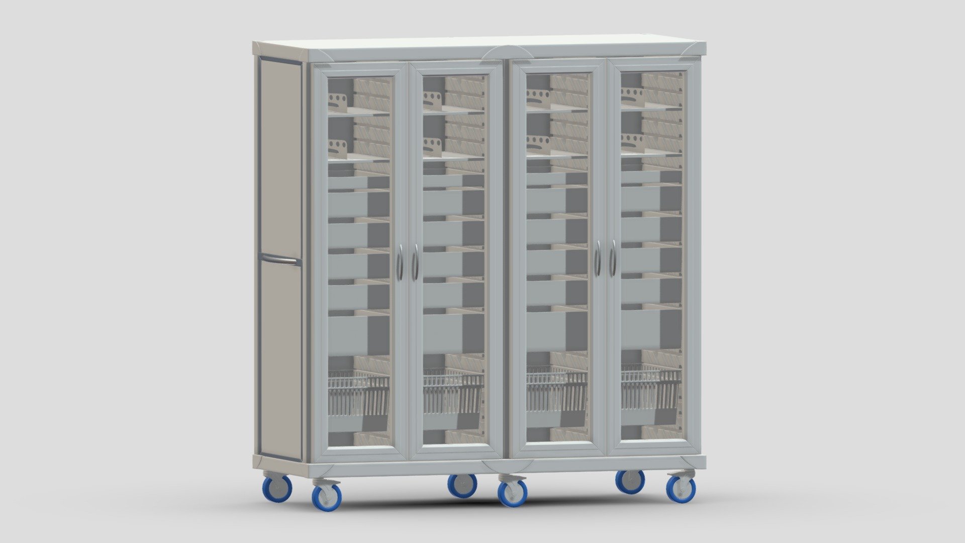 Medical Roam 4 Supply Cart 3d model