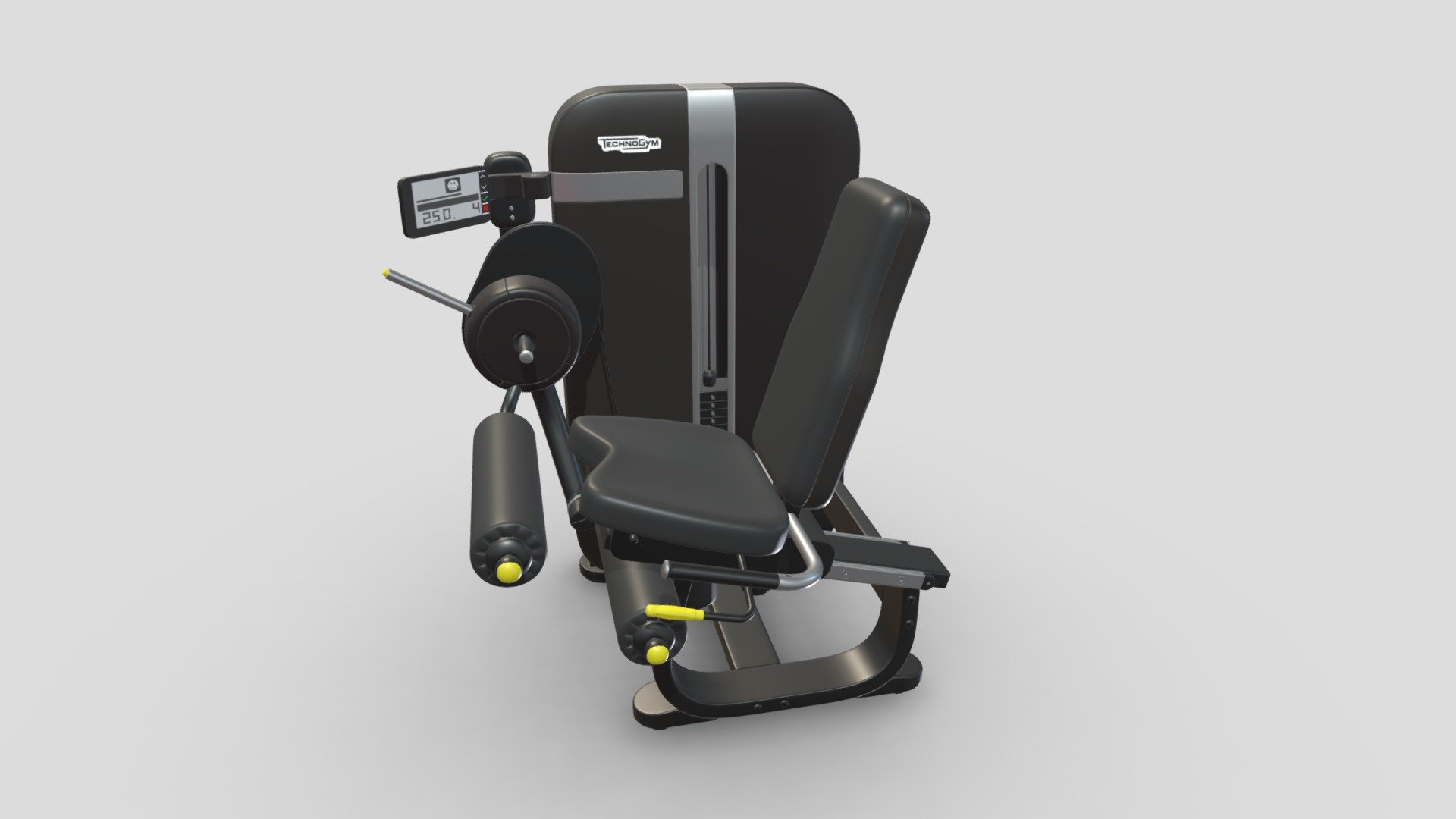 Technogym Selectorised Leg Curl 3d model