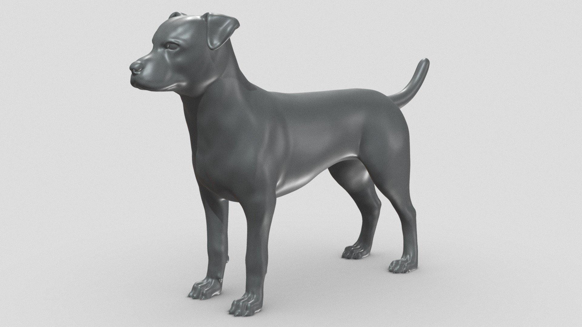 Patterdale Terrier V3 3D print model 3d model