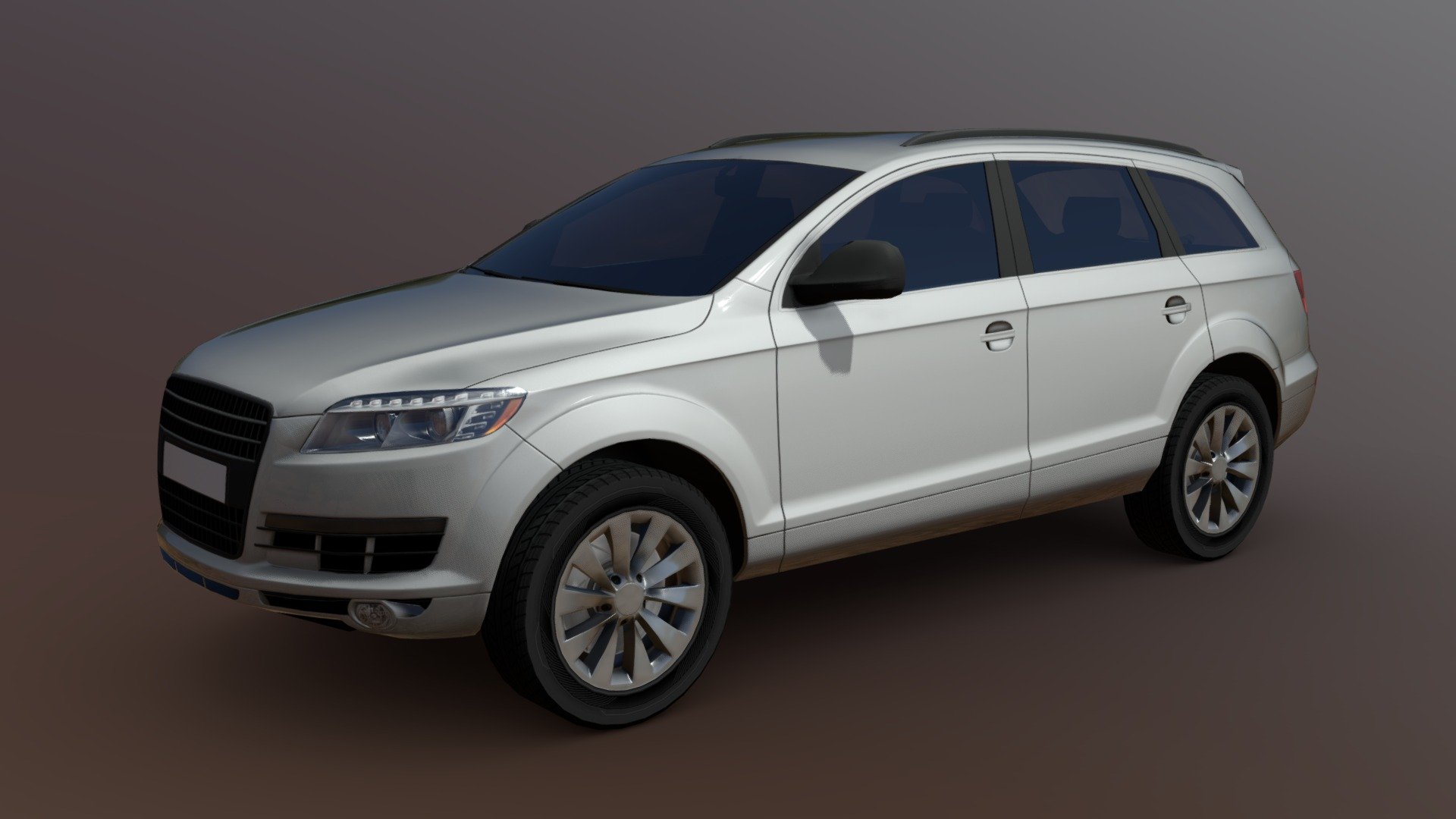 Audi Q7 (Low Poly) 3d model