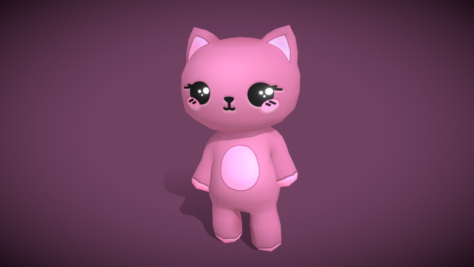 Cute Kittens Pack 3d model