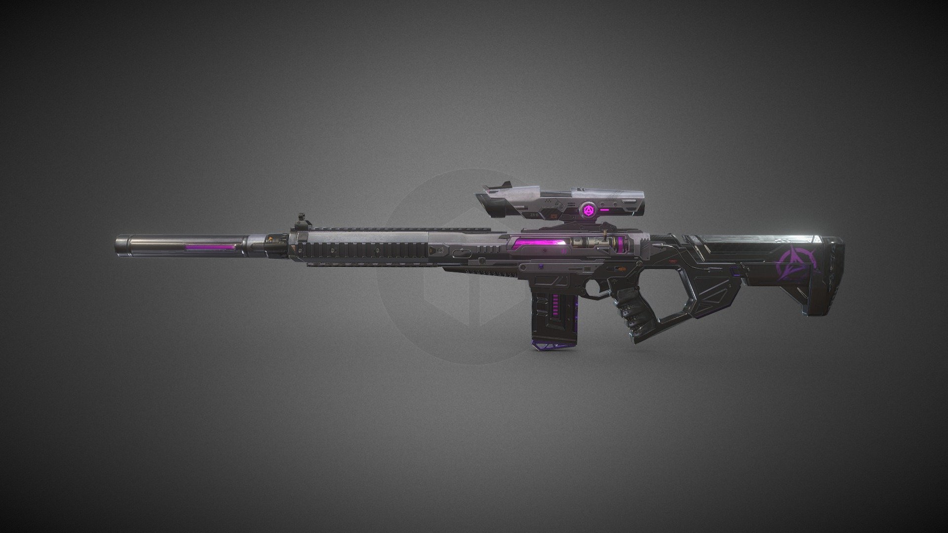 CrossFires SR25 Double Knights 3d model