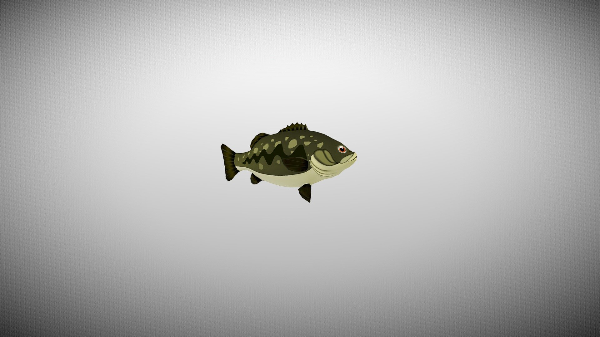 LM Bass Toon 3d model