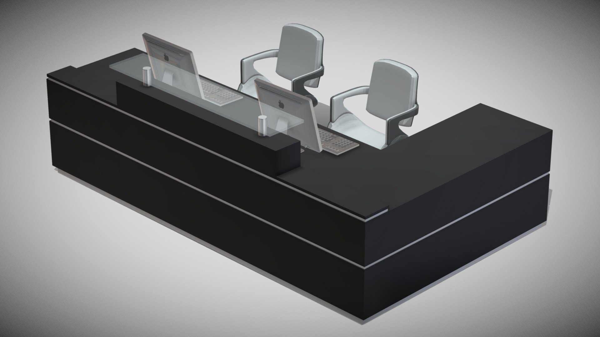 reception_desk_003 3d model