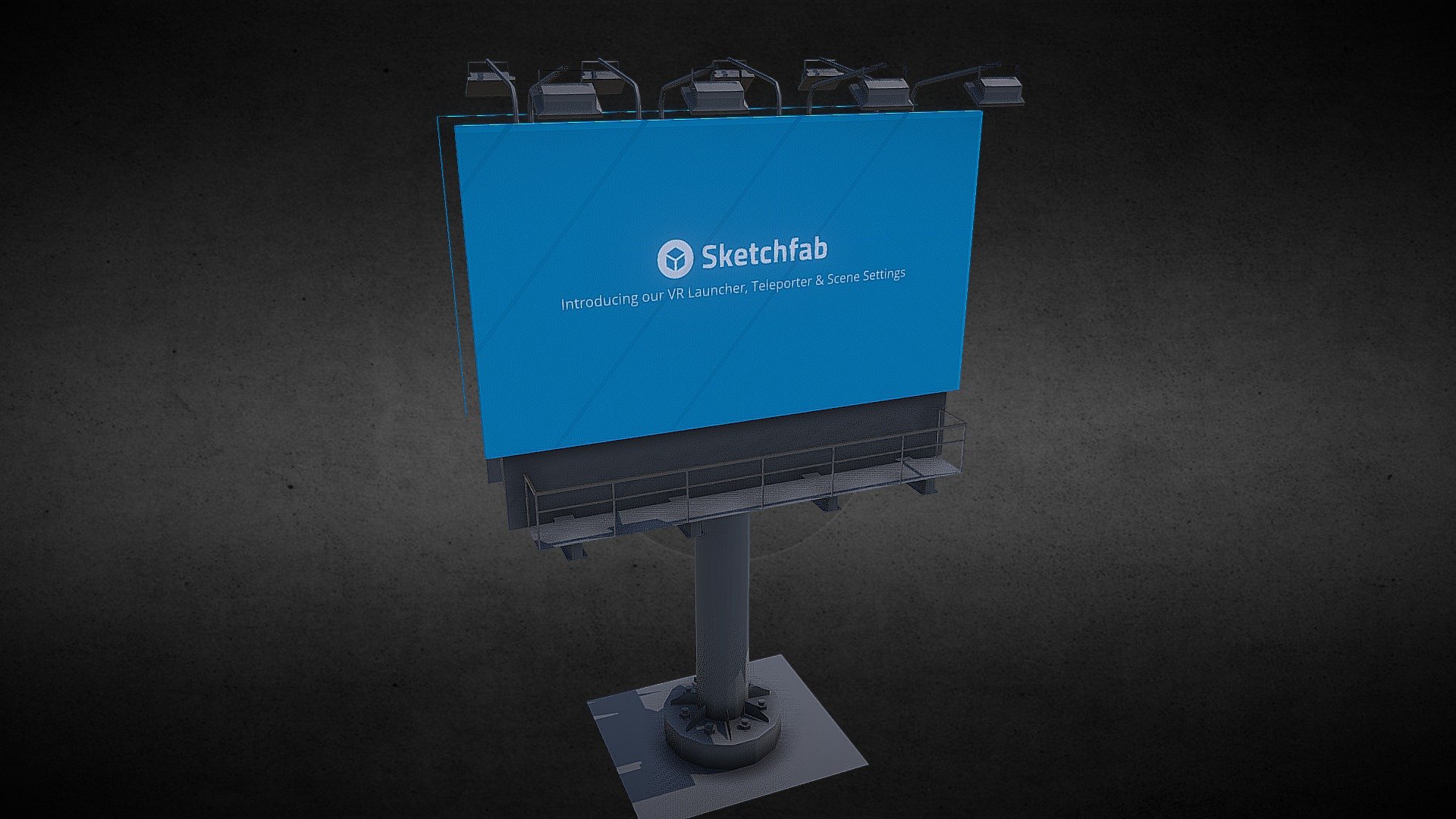 Billboard 3d model