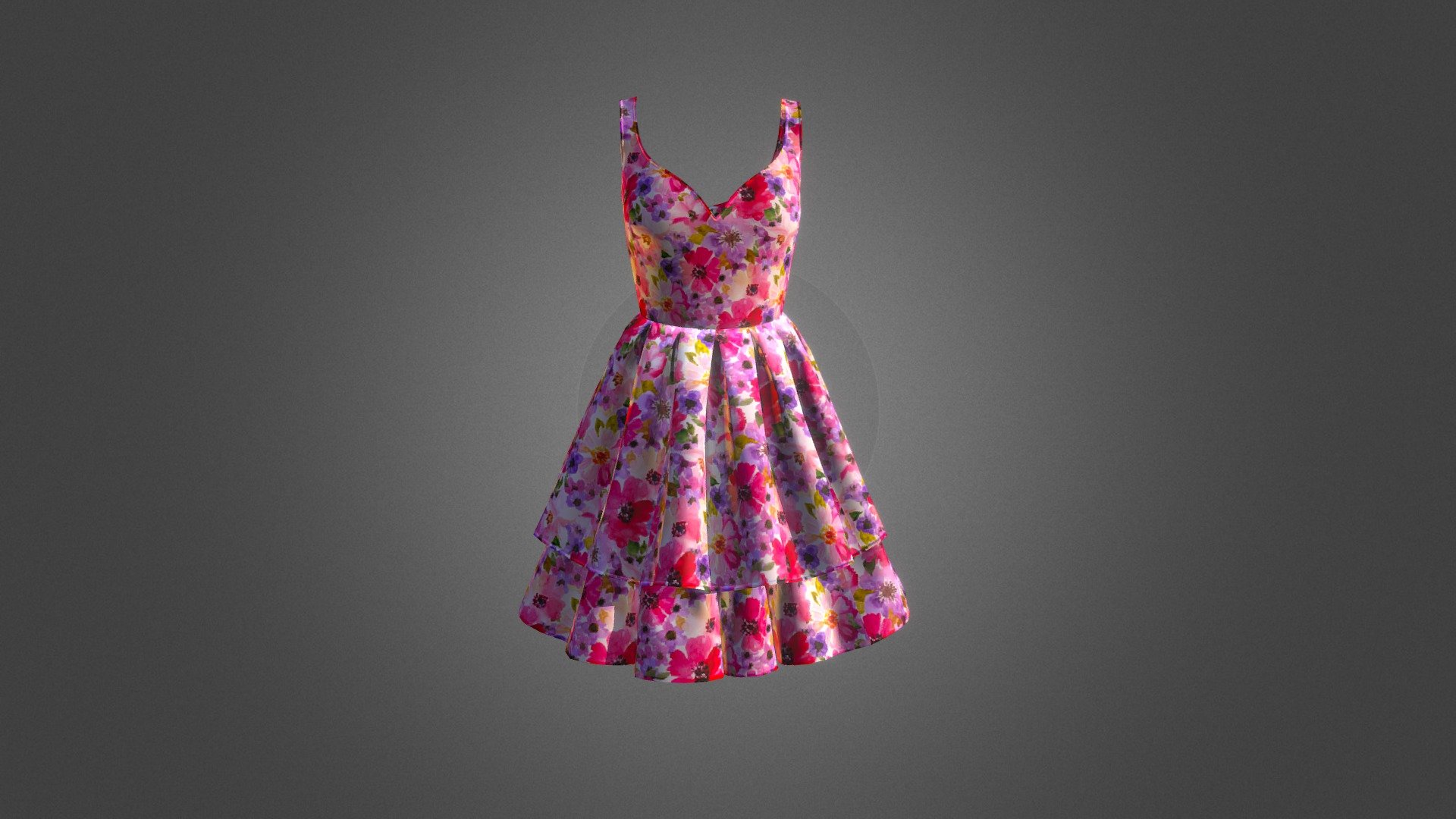 AboveKnee_Dress1 3d model