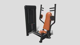 Pec deck machine