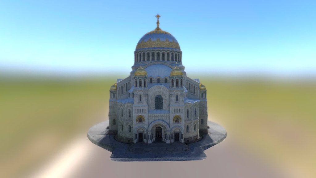 Kronshtadt Naval Cathedral 3d model