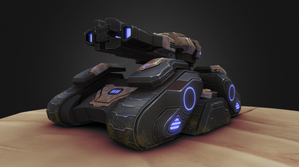 Siege Tank 3d model