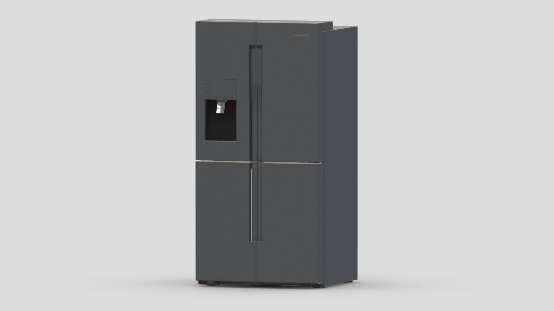 Samsung 28 cu ft 4 Door Refrigerator 3d model