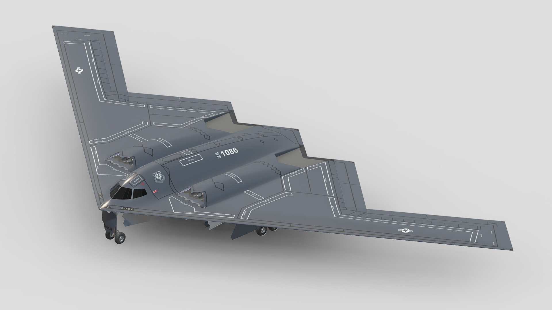 Northrop Grumman B-2 Spirit 3d model