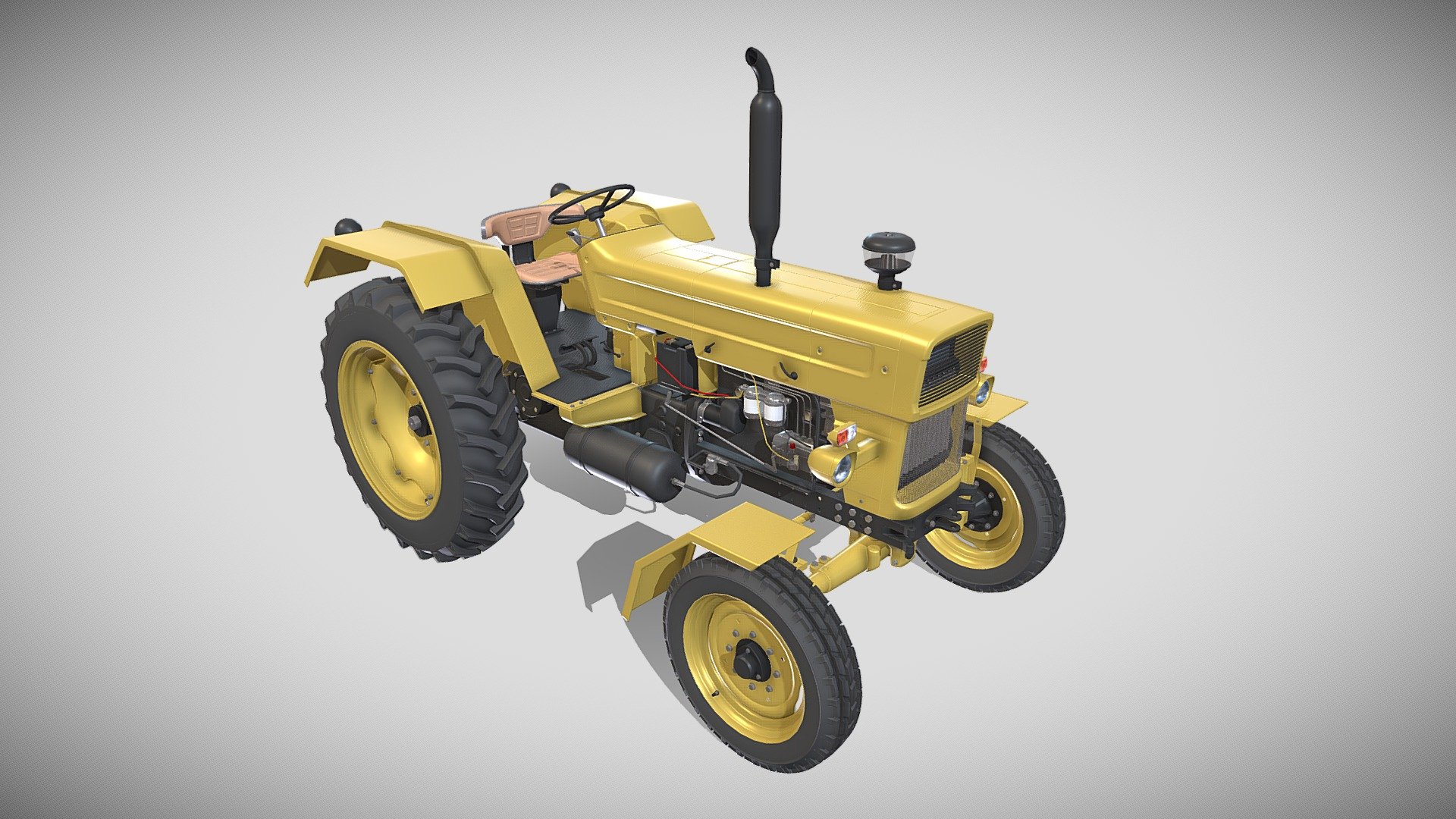 Generic Tractor v2 3d model