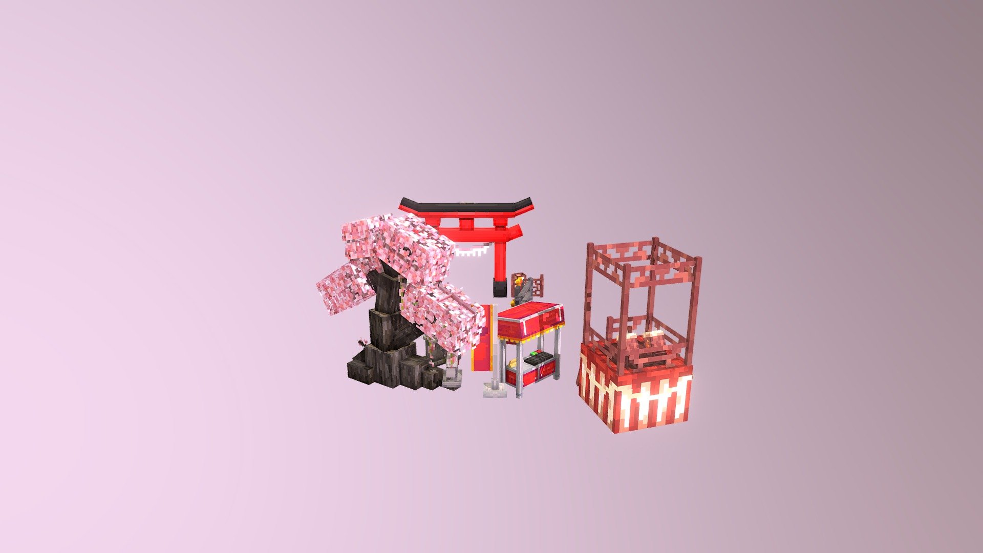 Japanese festival 3d model