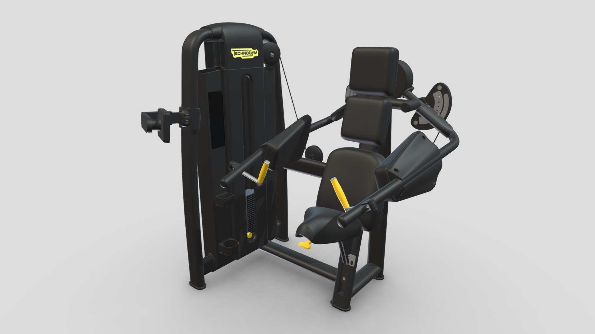 Technogym Selection Delts Machine 3d model