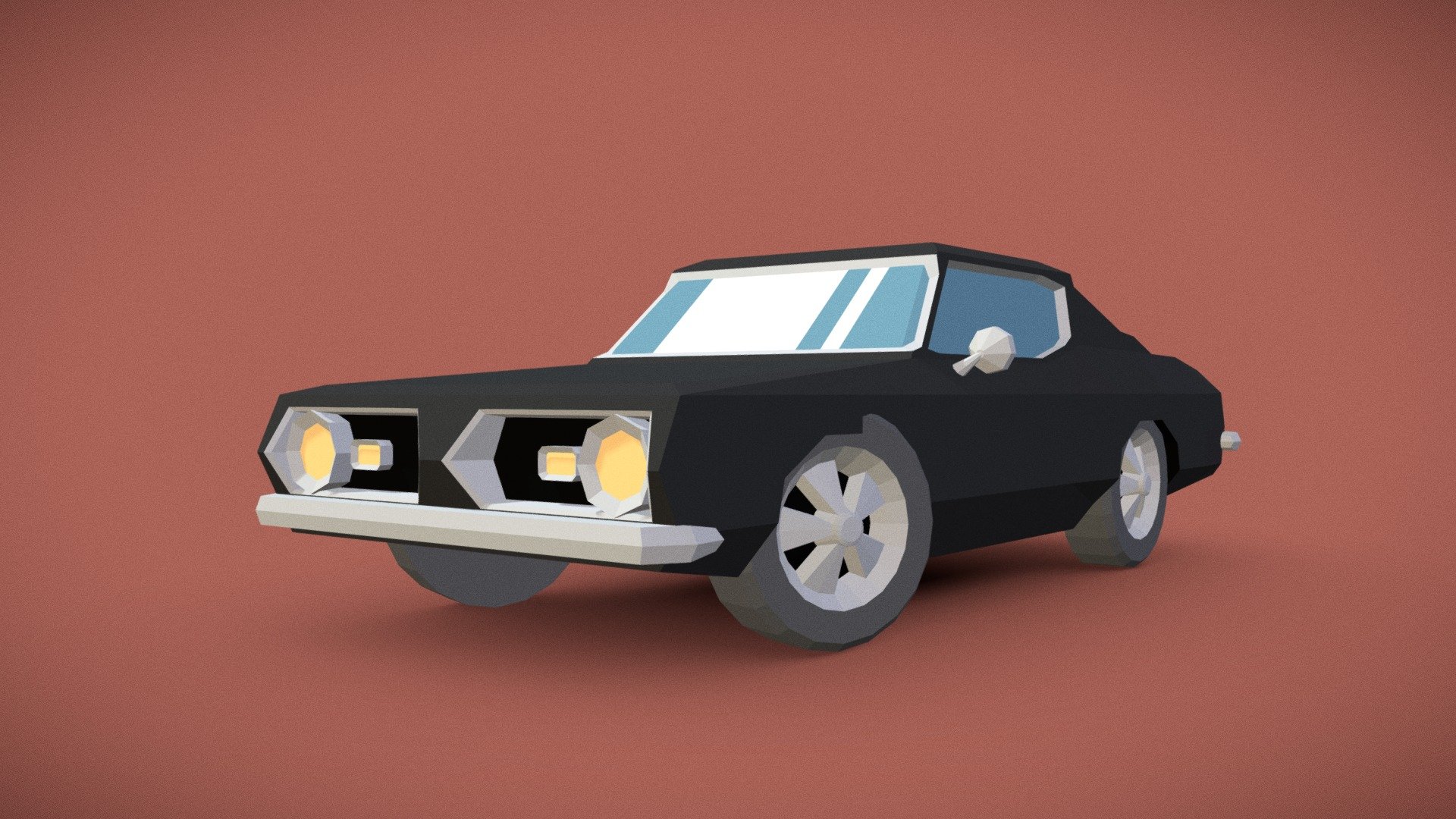 Plymouth Barracuda 1969 3d model