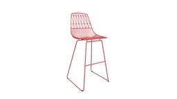 Brody Bar Chair Red