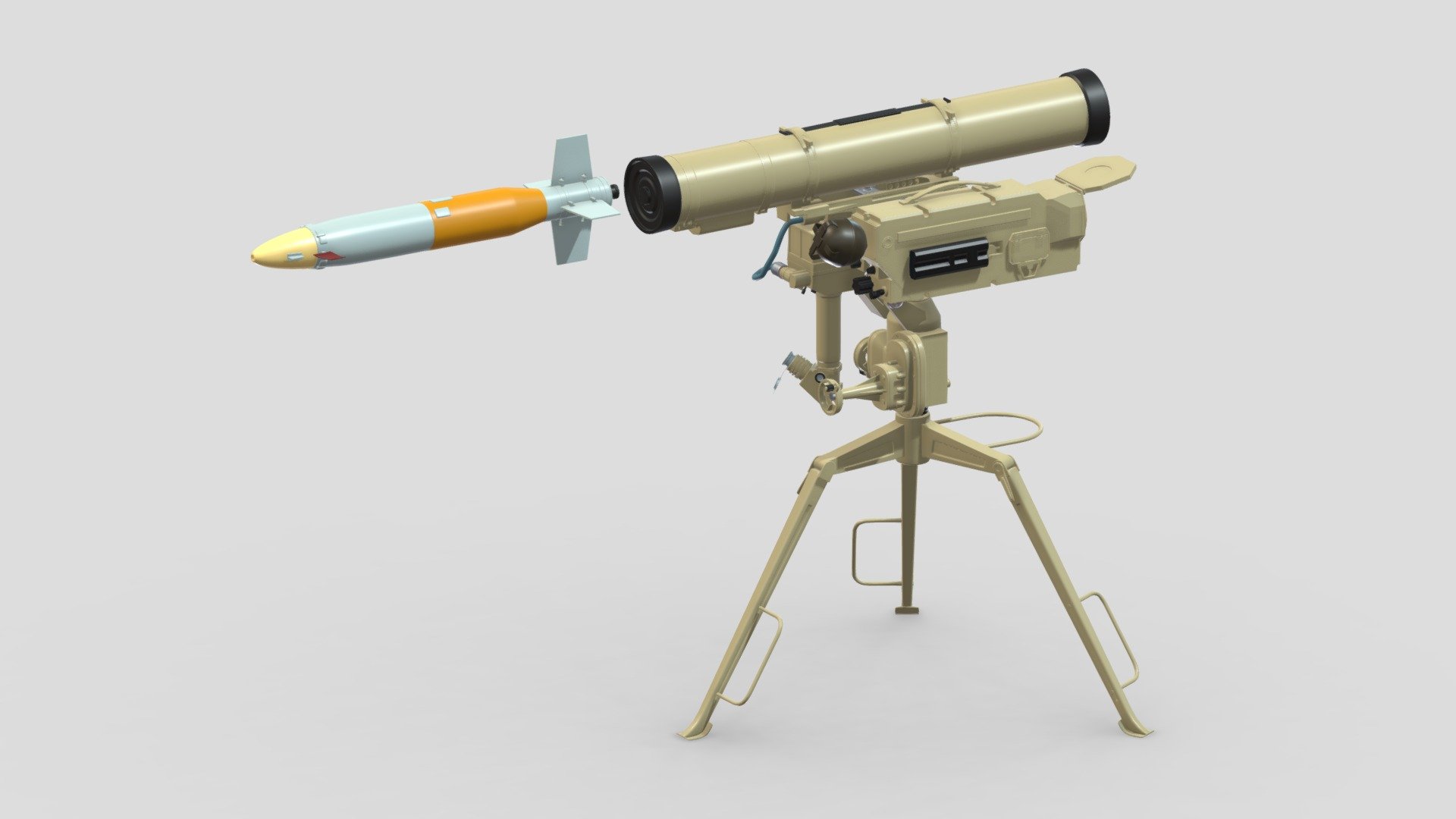 9M133 Kornet 3d model