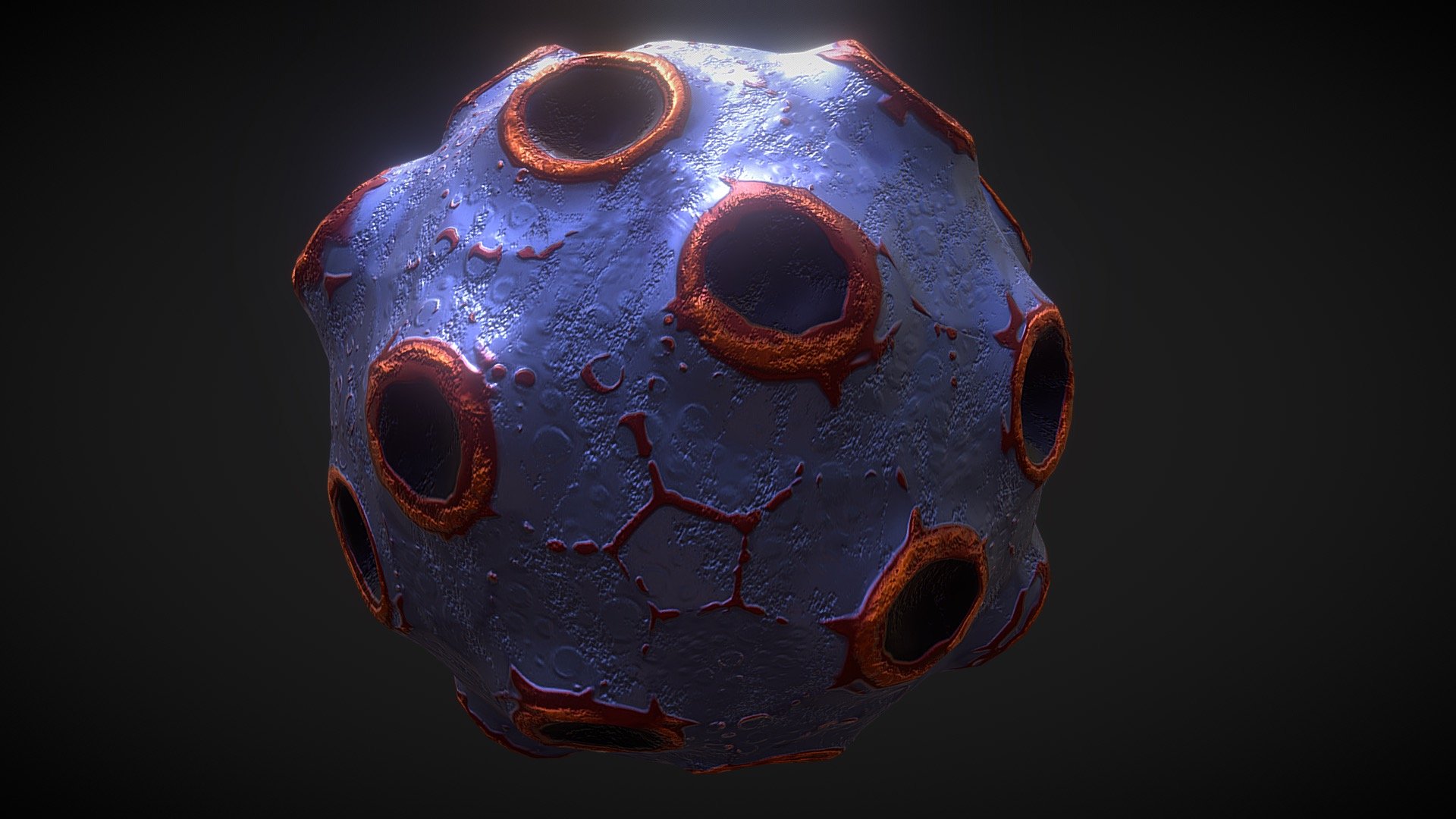 Alien Planet 01 3d model