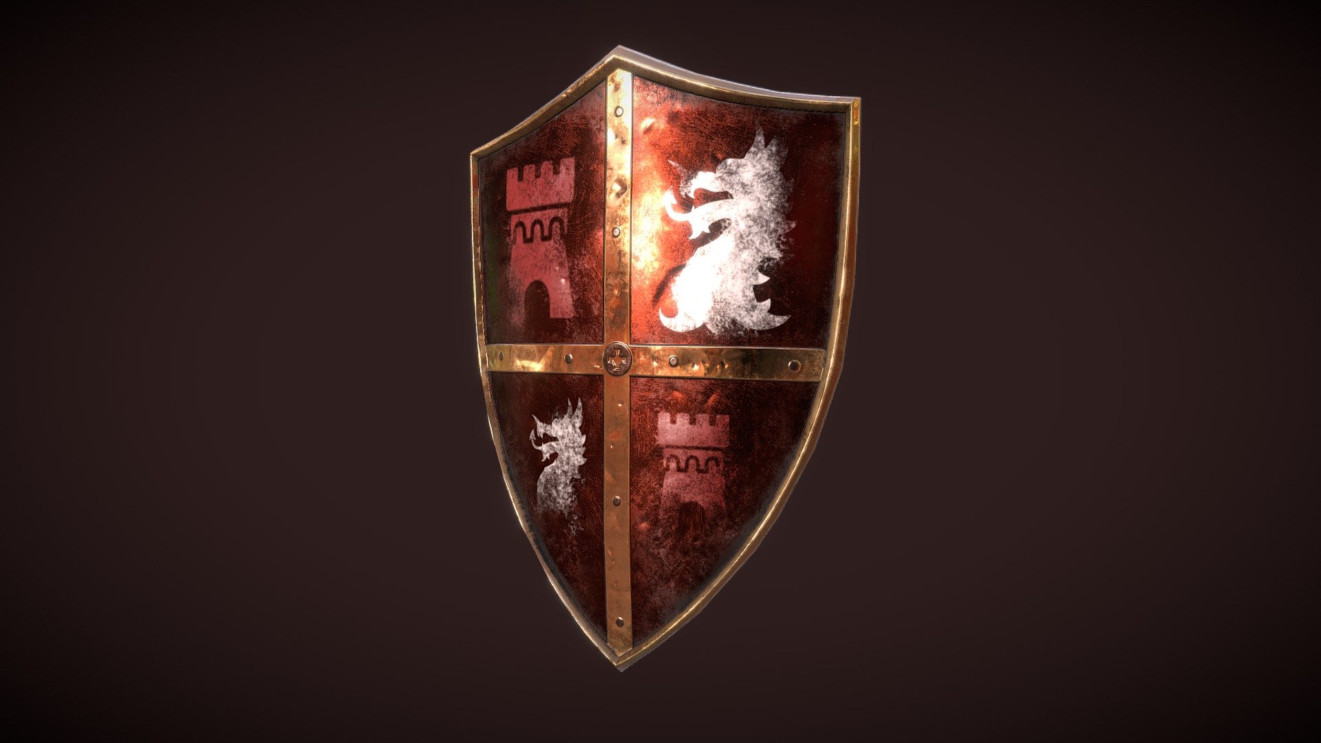 Asset00 Medieval Shield 3d model