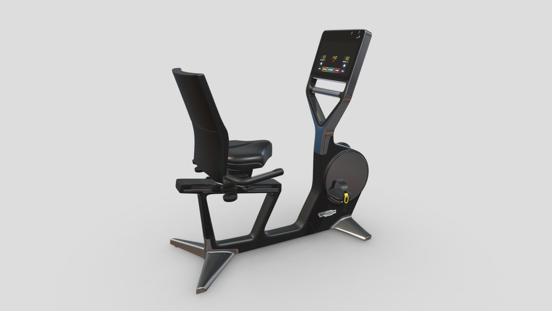 Technogym Exercise Bike Recline Personal 3d model