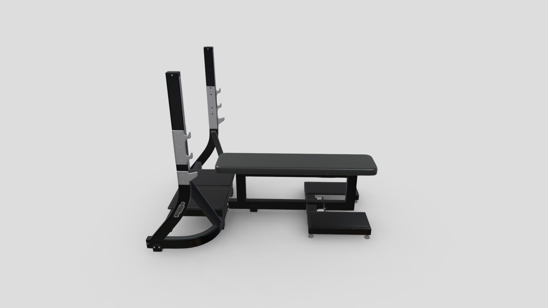 Technogym Pure Olympic Flat Bench 3d model