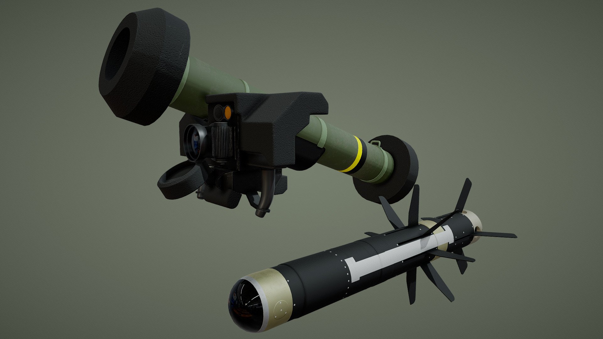 FGM-149 Javelin 3d model