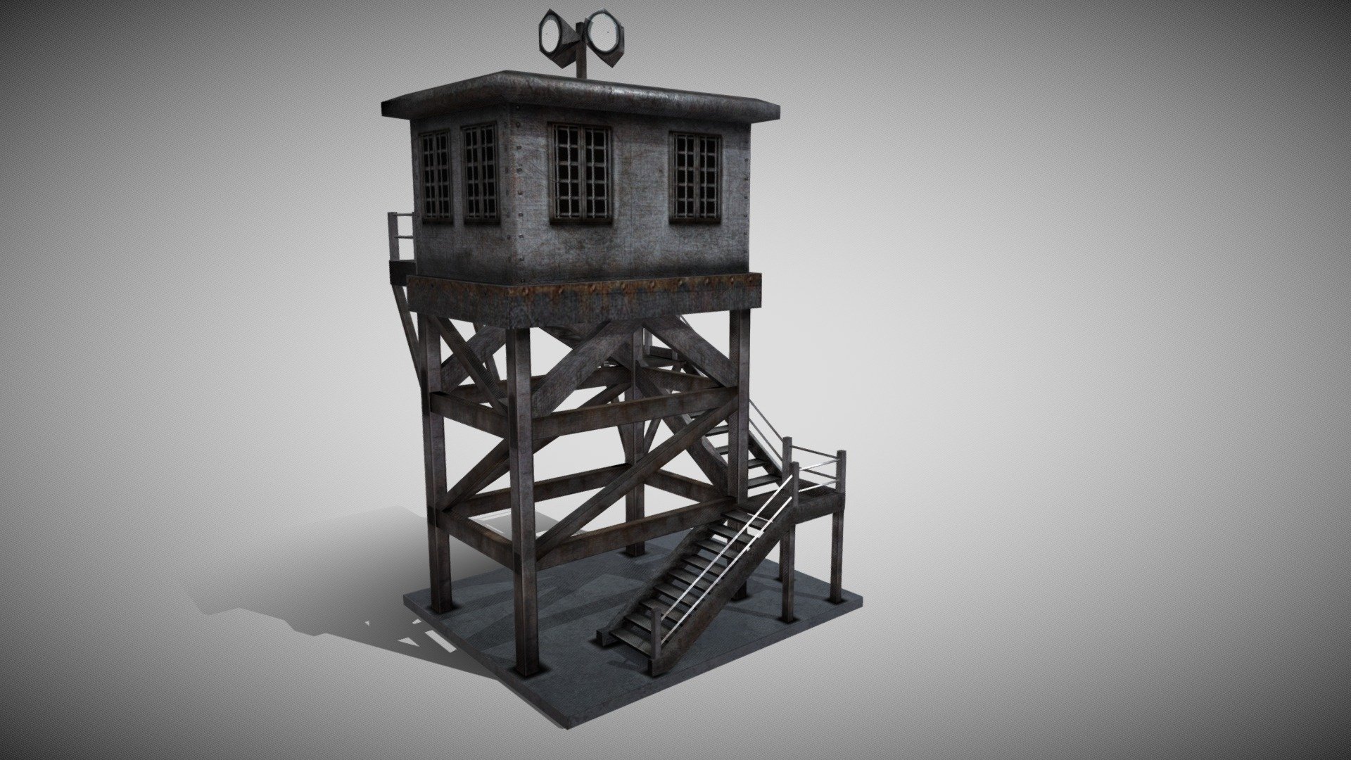 Watch Tower 3d model