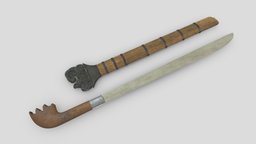 Kabeala Sword Low Poly Realistic PBR