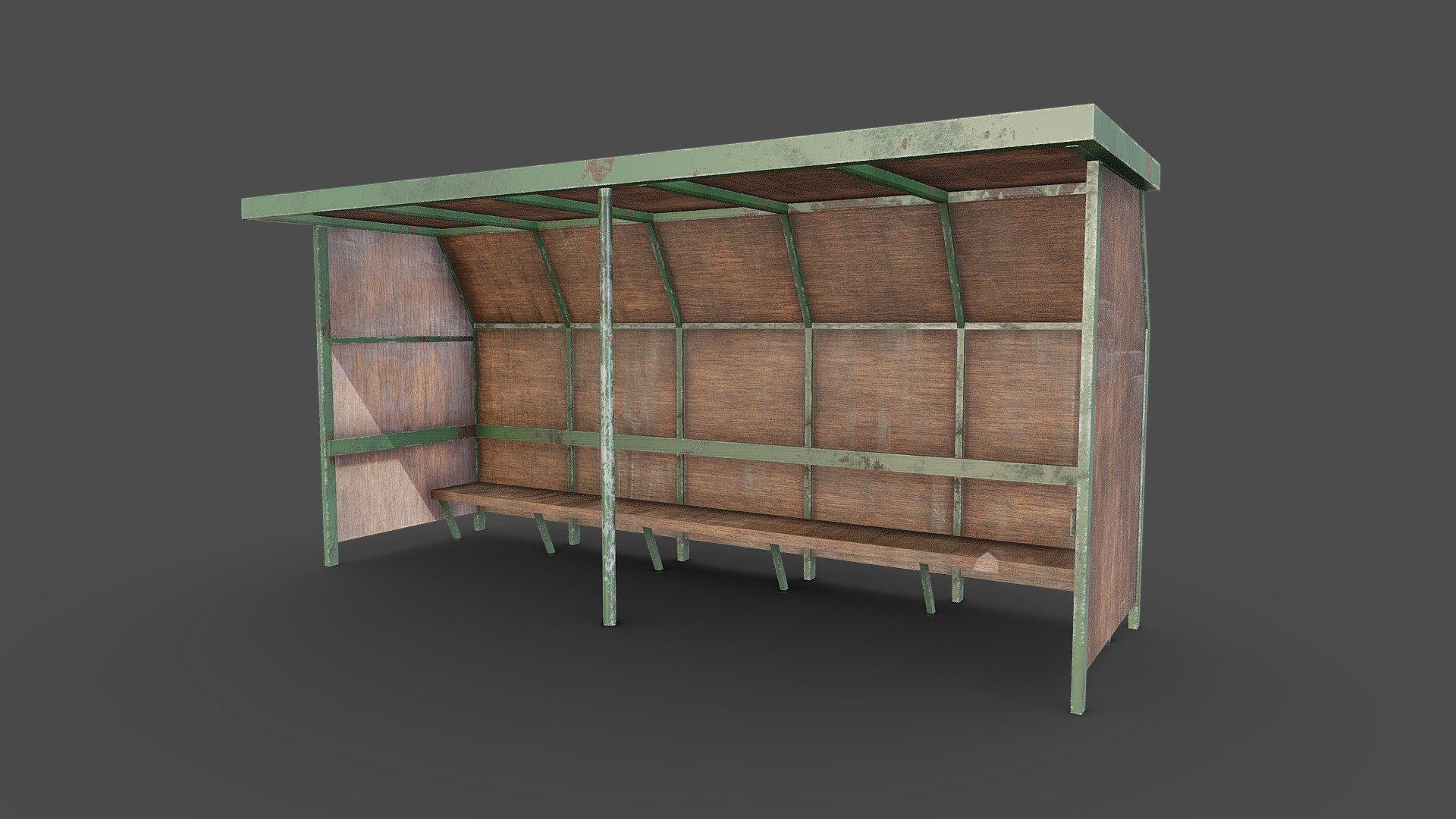 Bus Stop 3d model