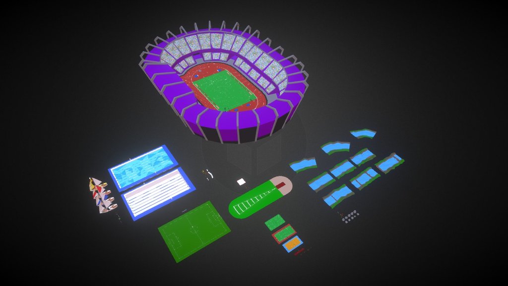 Olimpic Games 3d model