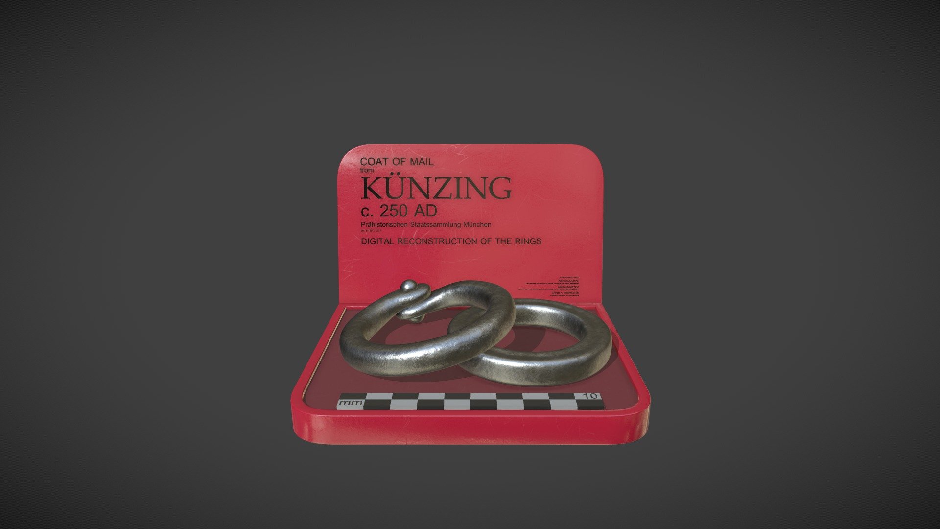 Armour from Künzing: 3D reconstruction 3d model